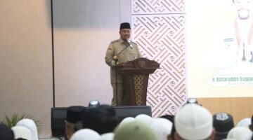 Tepung Tawar Warnai Pelepasan Jemaah Calon Haji Batu Bara, Polri Pastikan Kegiatan Berjalan Aman dan Kondusif