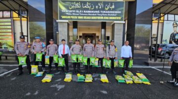 Kapolres Aceh Tenggara Salurkan Beras untuk Personel, Wujud Kepedulian Nyata dari Pimpinan