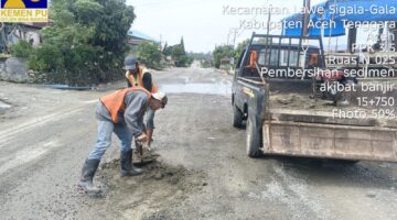 Jalan Nasional Aceh Tenggara–Medan Kini Bebas Lumpur Setelah Penanganan Intensif BPJN 3.5
