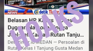 Tudingan Belasan HP, Narkoba hingga Jual-Beli Kamar Rutan Tanjung Gusta Dinilai Hoaks, Jangan Giring Opini Tanpa Bukti