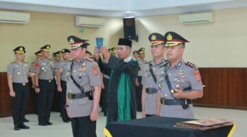 Kapolda NTB Pimpin Sertijab Dirpamobvit dan Kapolres Lombok Utara, Tekankan Makna Pengabdian